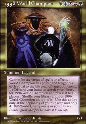 1996 World Champion
