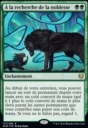 A la recherche de la noblesse