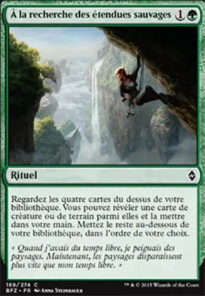 À la recherche des étendues sauvages