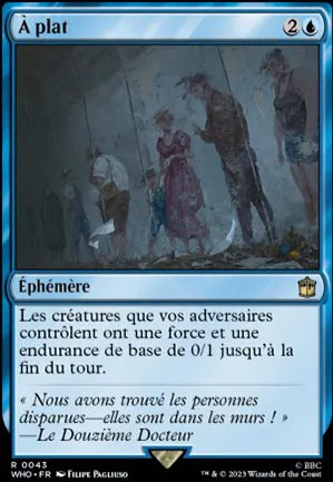 À plat