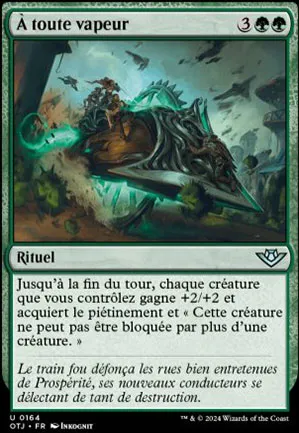 À toute vapeur