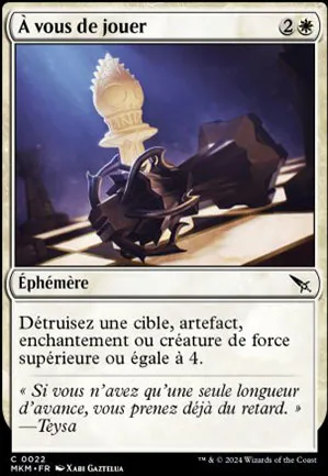 À vous de jouer