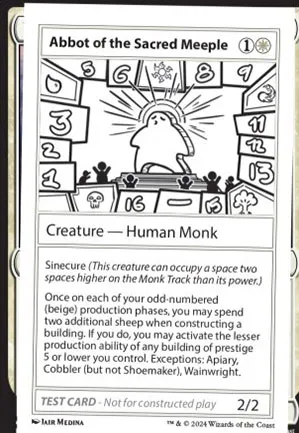 Abbot of the Sacred Meeple