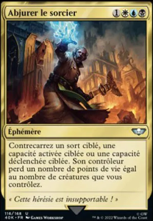 Abjurer le sorcier