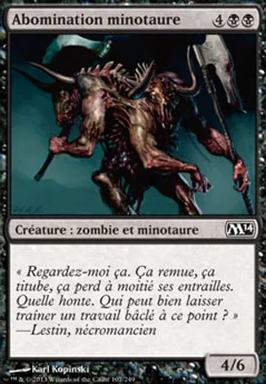Abomination minotaure