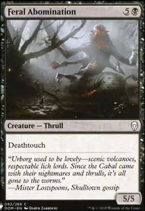 Abomination sauvage