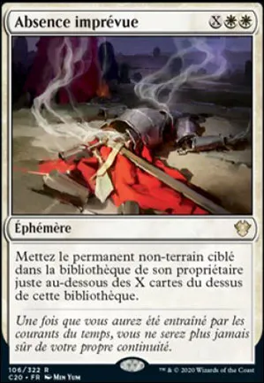 Absence imprévue