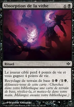 Absorption de la vithe