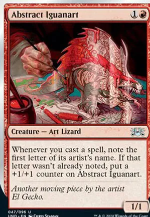 Abstract Iguanart