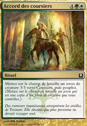 Accord des coursiers