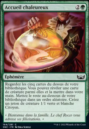 Accueil chaleureux