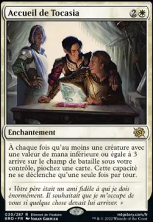 Accueil de Tocasia