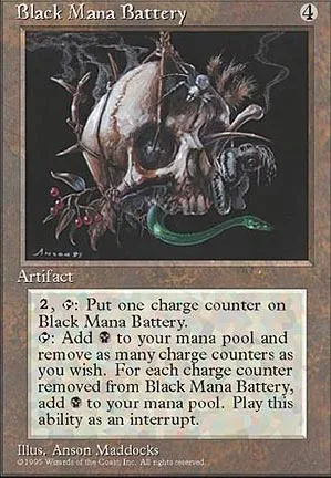 Accumulateur de mana noir
