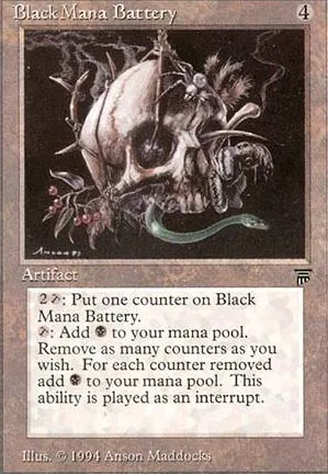Accumulateur de mana noir