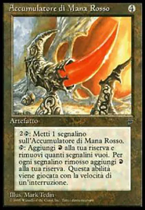 Accumulateur de mana rouge