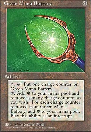 Accumulateur de mana vert