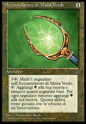 Accumulateur de mana vert