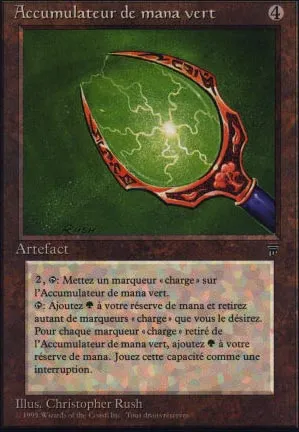 Accumulateur de mana vert