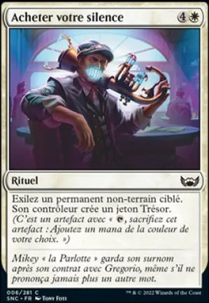 Acheter votre silence