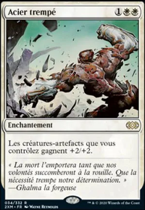 Acier trempé