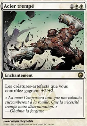 Acier trempé