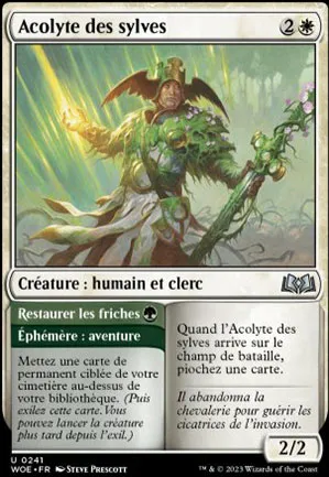 Acolyte des sylves // Restaurer les friches