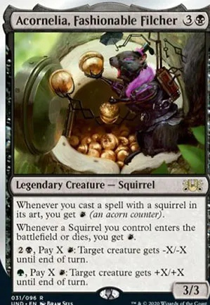 Acornelia, Fashionable Filcher