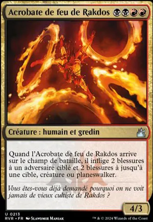 Acrobate de feu de Rakdos