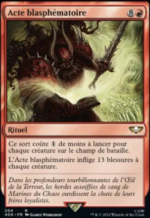 Acte blasphématoire