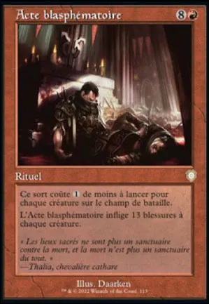 Acte blasphématoire