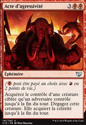 Acte d'agressivité