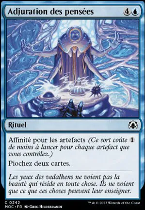 Adjuration des pensées
