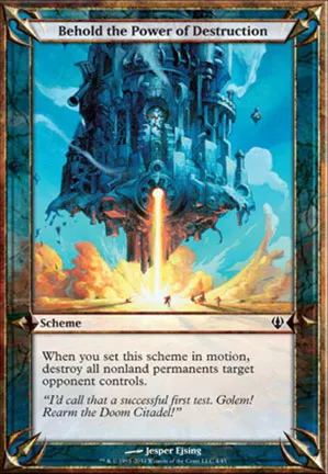 Admirez le pouvoir de la destruction