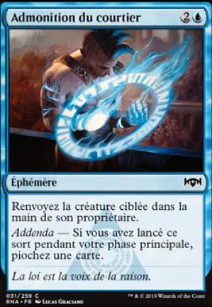 Admonition du courtier