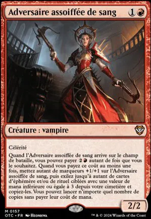 Adversaire assoiffée de sang