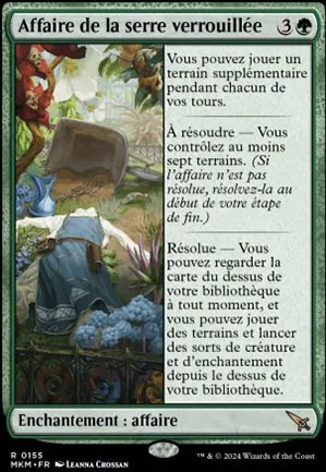 Affaire de la serre verrouillée