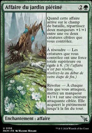 Affaire du jardin piétiné