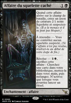 Affaire du squelette caché