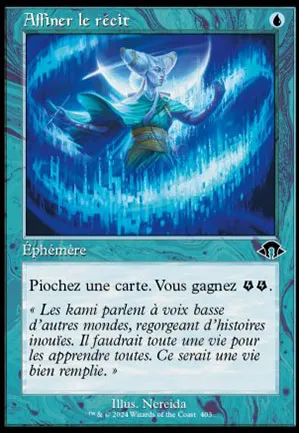 Affiner le récit