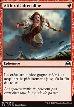Afflux d'adrénaline