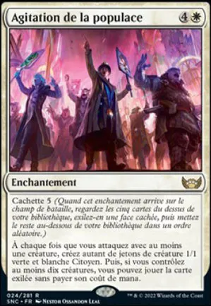 Agitation de la populace