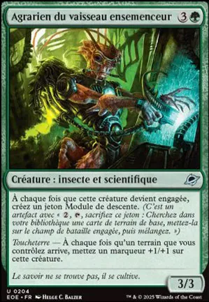 Agrarien du vaisseau ensemenceur