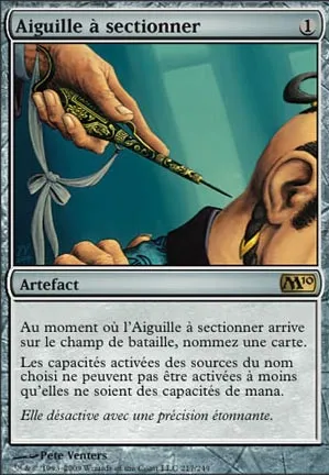 Aiguille à sectionner