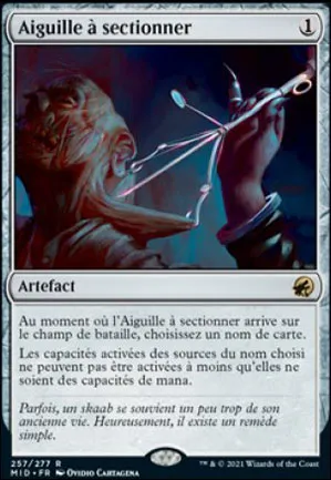 Aiguille à sectionner