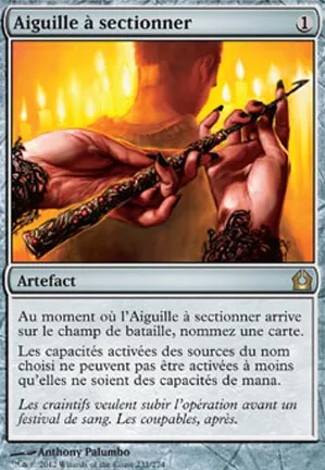 Aiguille à sectionner