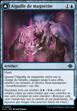Aiguille de magnétite // Boussole en pierre-guide