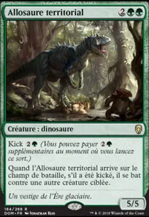 Allosaure territorial