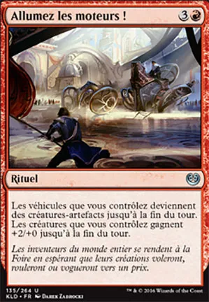 Allumez les moteurs !