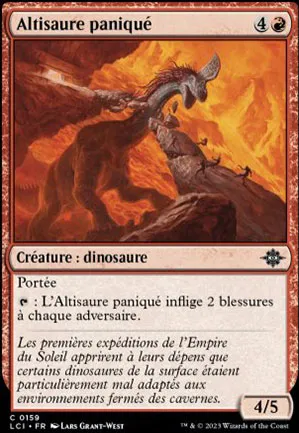 Altisaure paniqué
