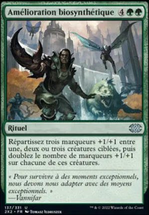 Amélioration biosynthétique